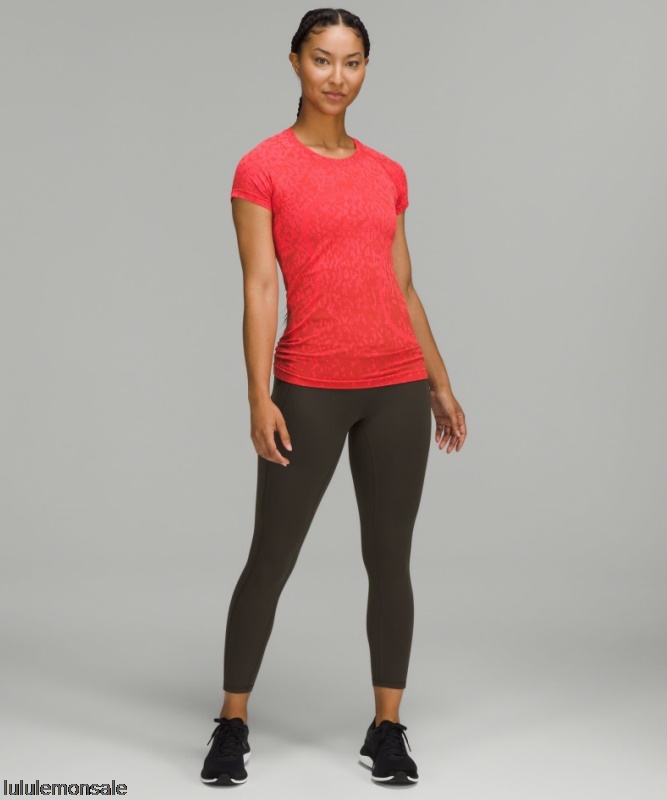 Lululemon Damen DELULU163 | Lululemon Deutschland Coverd Camo Swift Tech Kurzarmshirt 20